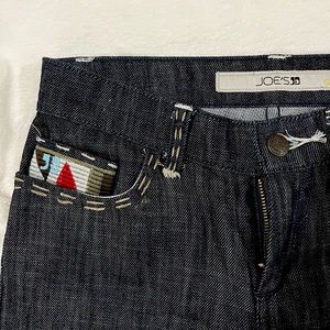 Wide leg embellished jeans